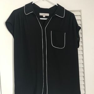 Black LOFT blouse
